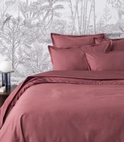 Hot Teophile - Effen hoeslaken in biologisch katoen satijn Hoeslakens