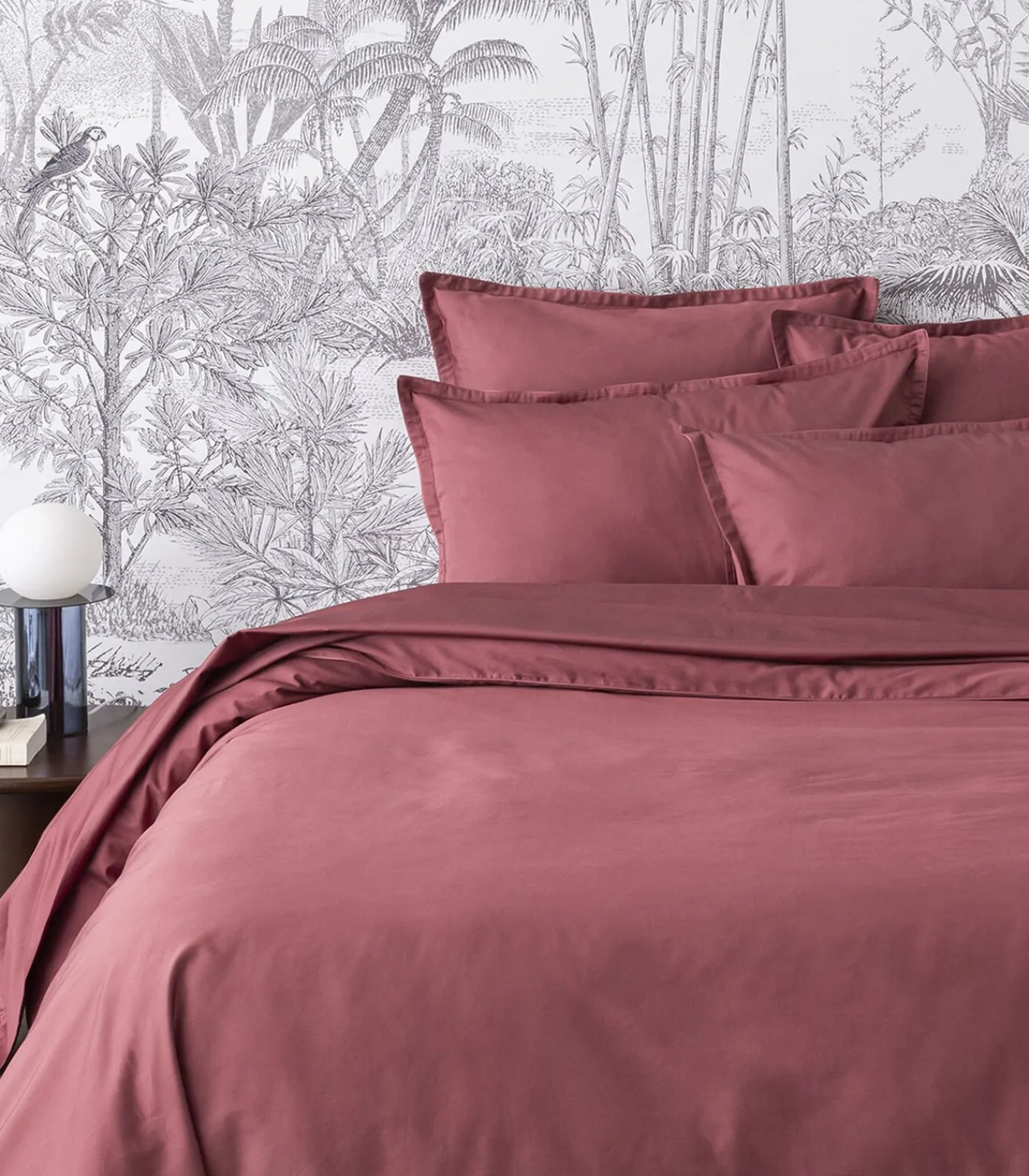 Hot Teophile - Effen hoeslaken in biologisch katoen satijn Hoeslakens