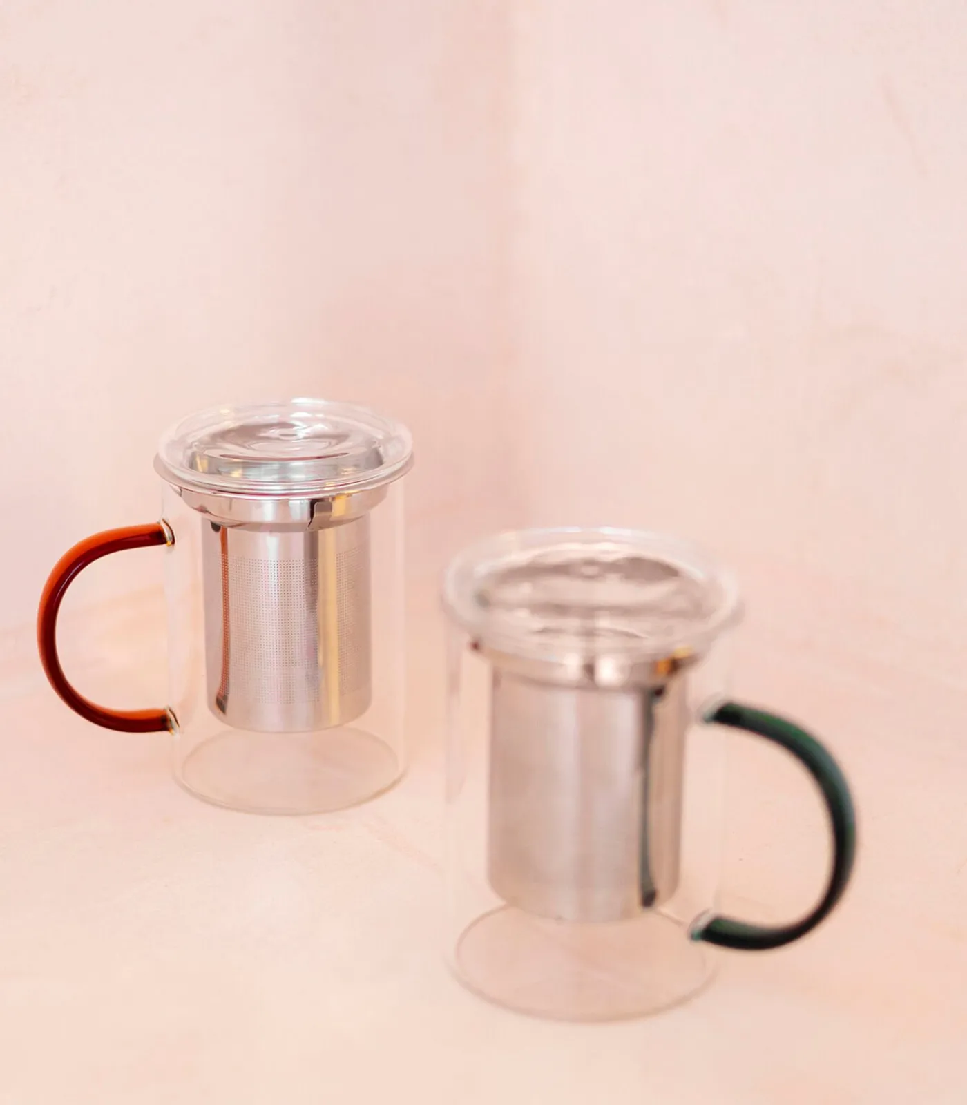 Clearance Theebeker 43cl met filter en deksel amber Liv Tafelgerei