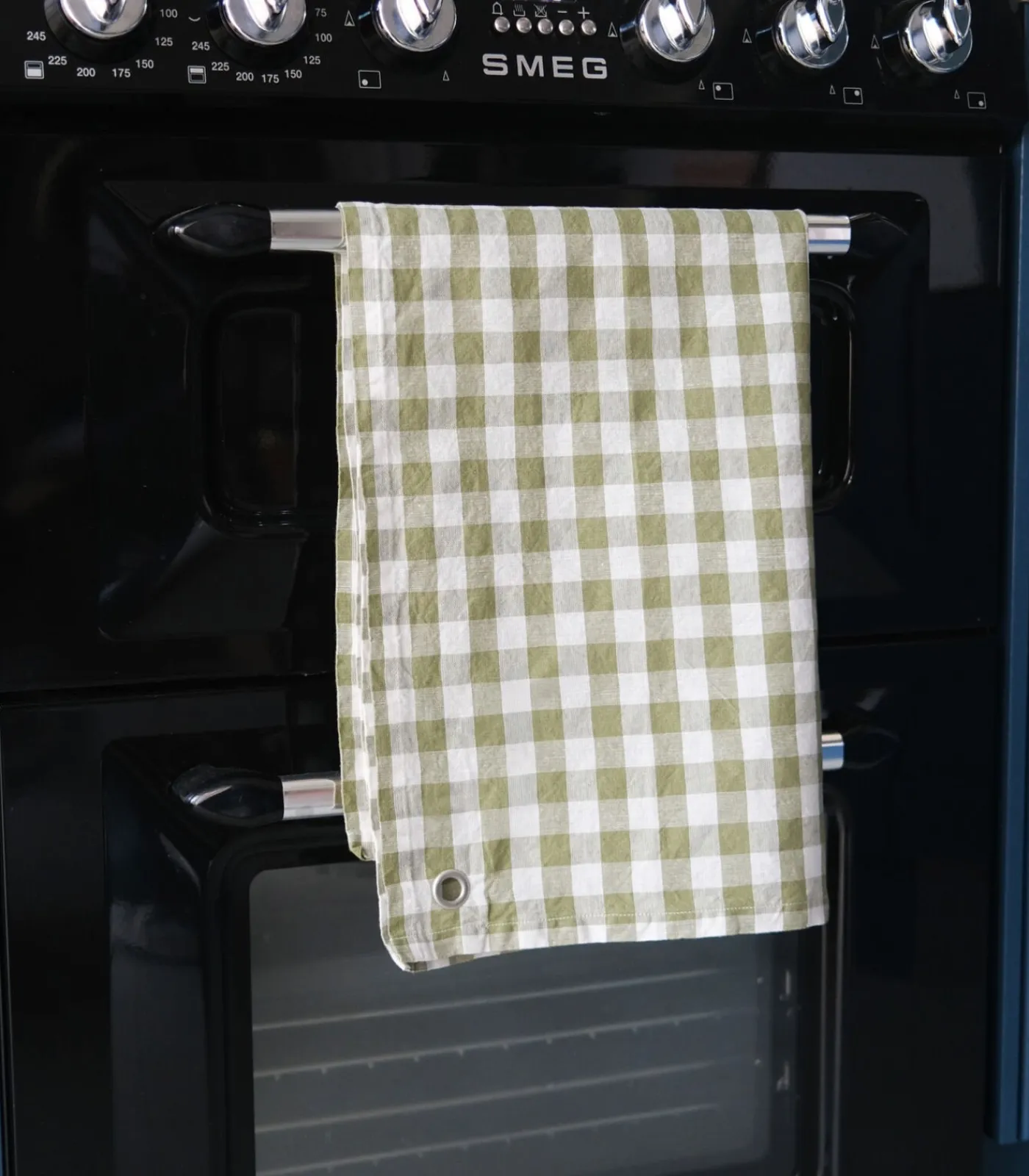 Best Theedoek van hennep en katoenmix, PASSION VICHY Keuken- & Tafellinnen