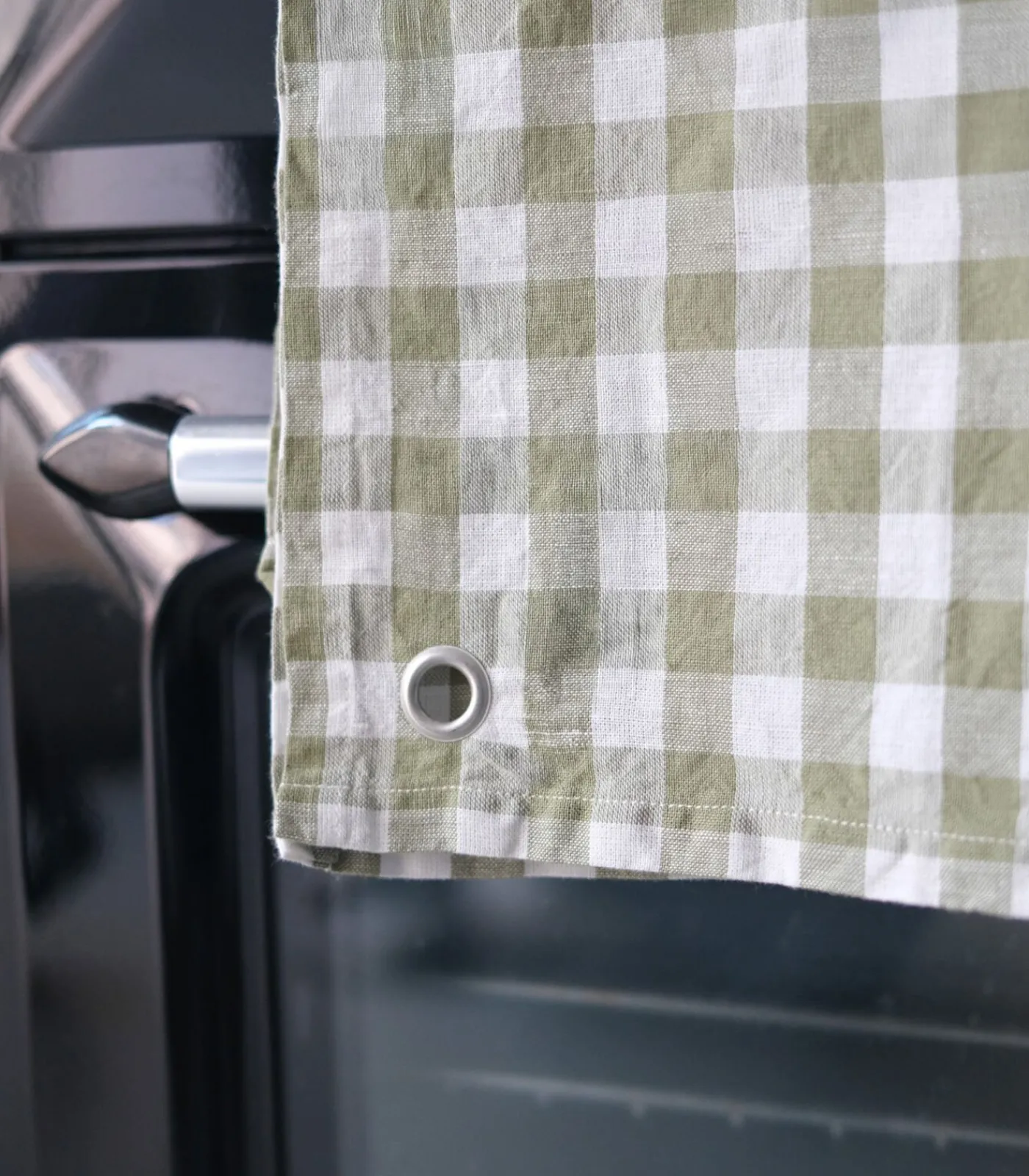 Best Theedoek van hennep en katoenmix, PASSION VICHY Keuken- & Tafellinnen