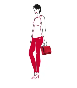 Toiletbag - Toilettas - Rood Toilettassen