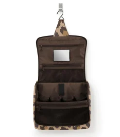 Sale Toiletbag XL - Toilettas - Leo Macchiato Bruin Toilettassen