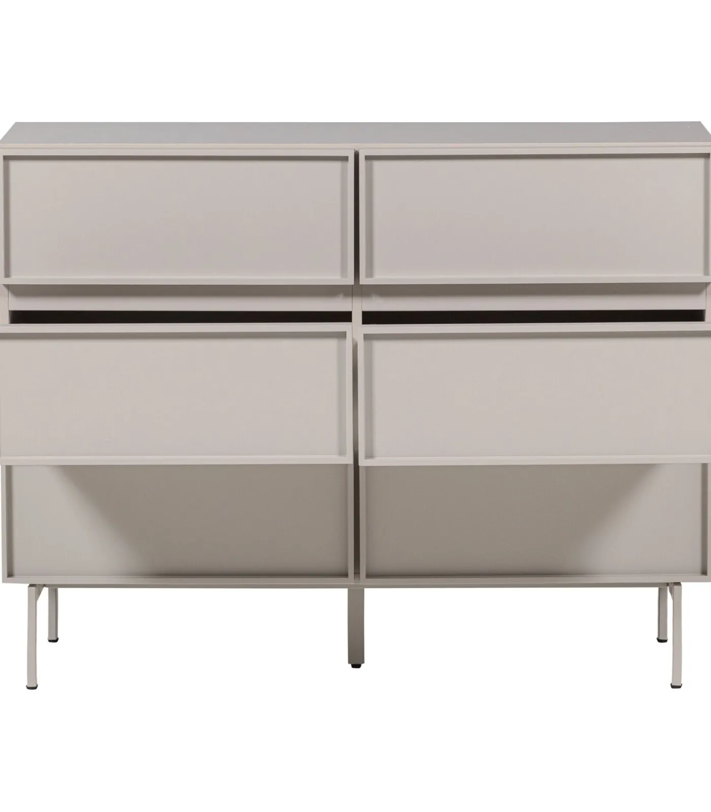 Outlet Tours Ladekast 6 Lades - Melamine/ MDF - Zand - 80x120x42 Meubels