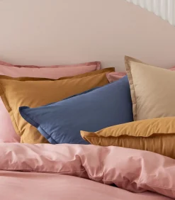 Discount Tout Doux - Effen katoenen laken 180x290 Lakens