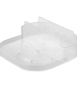 Clearance Tower Opbergbakje draaibaar met compartimenten smal - Wit Organiseren