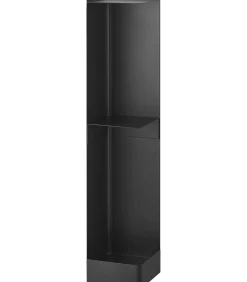 Sale Tower Toiletrolhouder op wielen smal - Zwart Toiletaccessoires