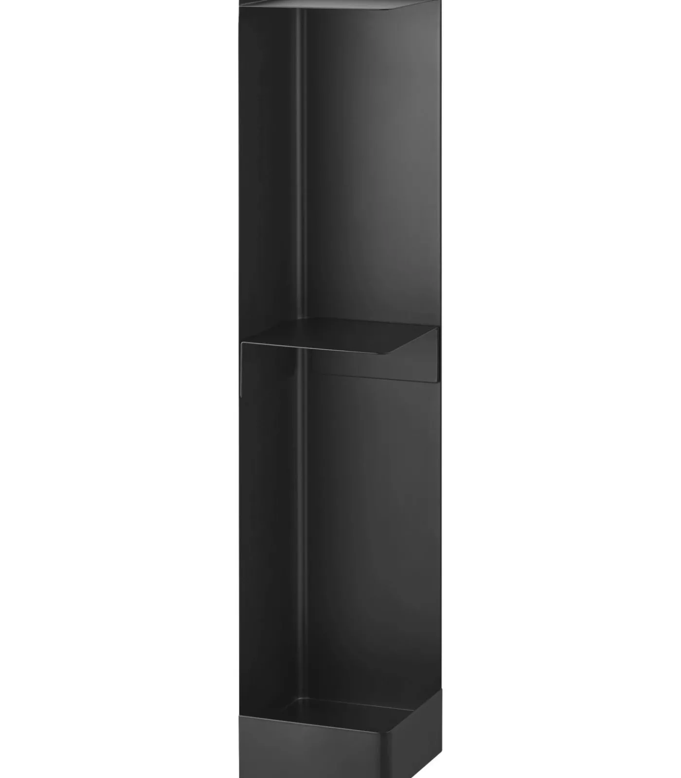 Sale Tower Toiletrolhouder op wielen smal - Zwart Toiletaccessoires