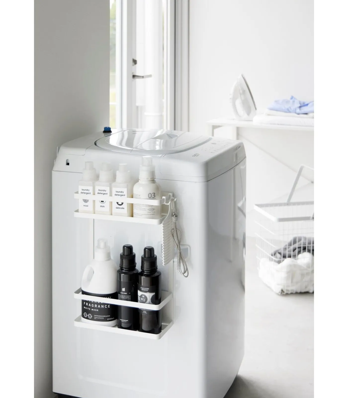 Discount Tower Wasmiddelrek magnetisch - Wit Wassen & Strijken