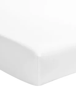 Outlet Triumph Line - Effen hoeslaken van katoen satijn Made in France Hoeslakens