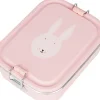 Clearance lunchbox klein - roestvrijstalen brooddoos voor kinderen - Mrs. Rabbit - roze Reisaccessoires