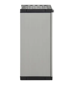 Hot Tuinafvalkast 68x40x85 cm polypropeen grijs en zwart Manden En Bakken