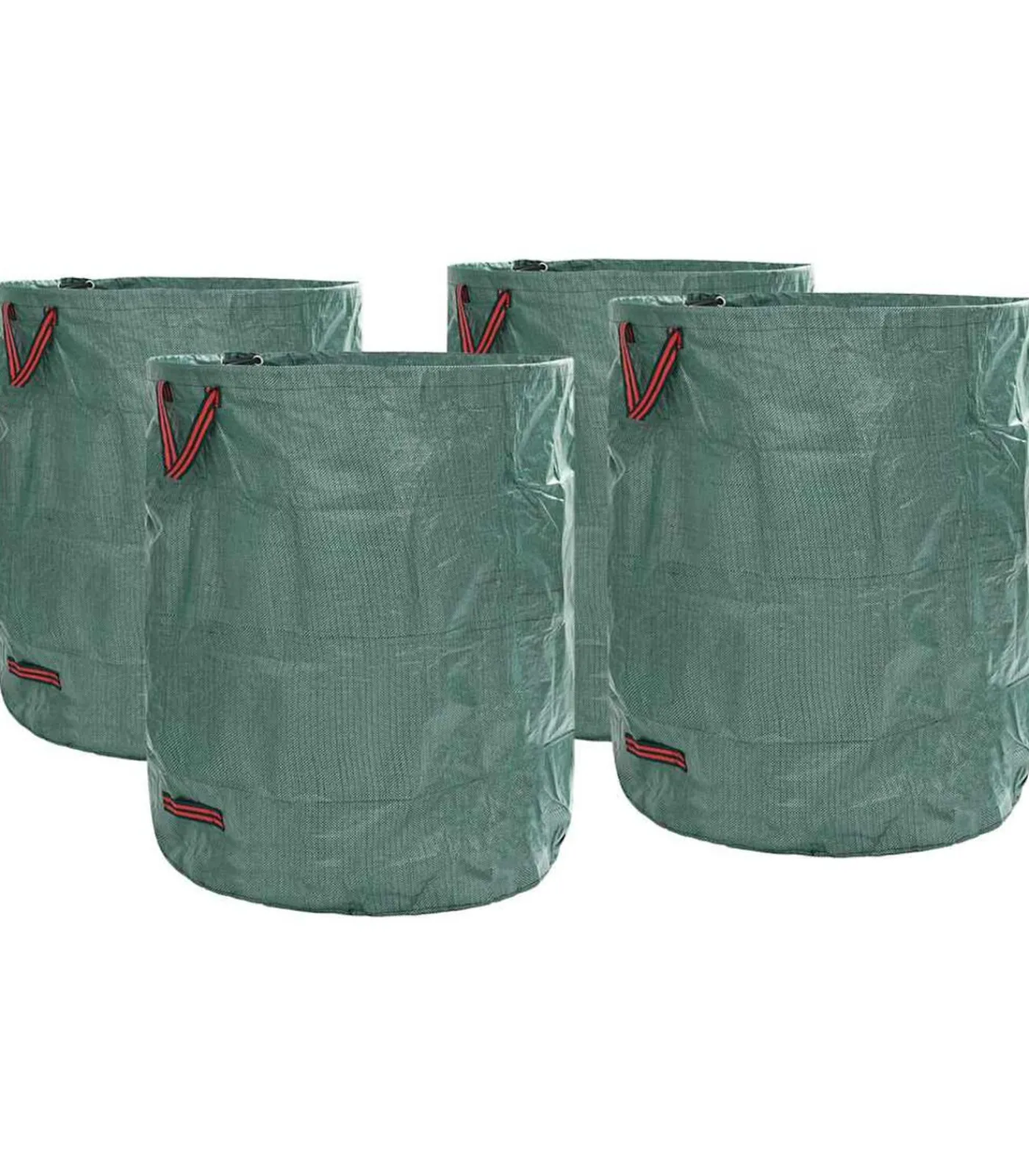 New Tuinafvalzakken 4 pcs Groen 79 x 79 x 99.5 cm Polypropyleen Manden En Bakken