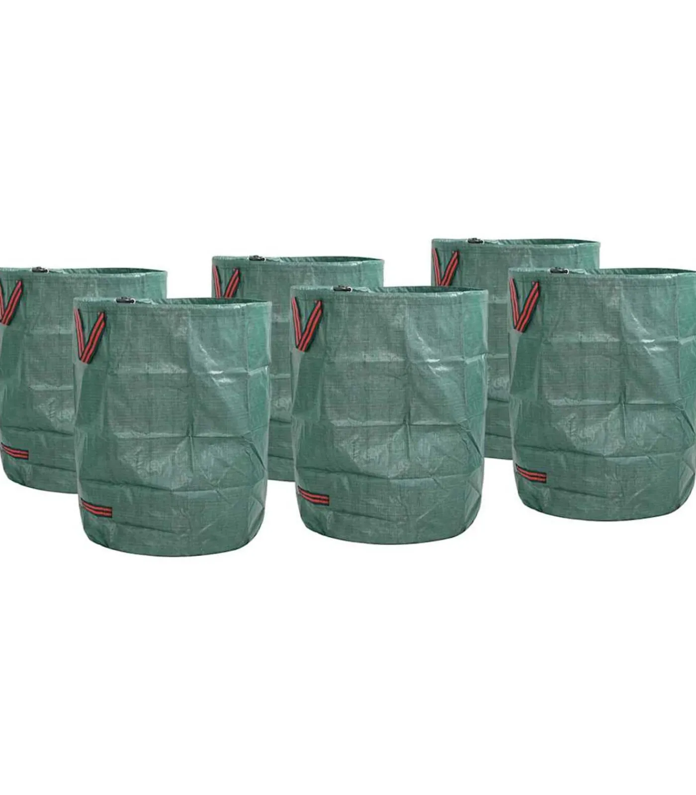 Tuinafvalzakken 12 pcs Groen 66 x 66 x 83.5 cm Polypropyleen Manden En Bakken