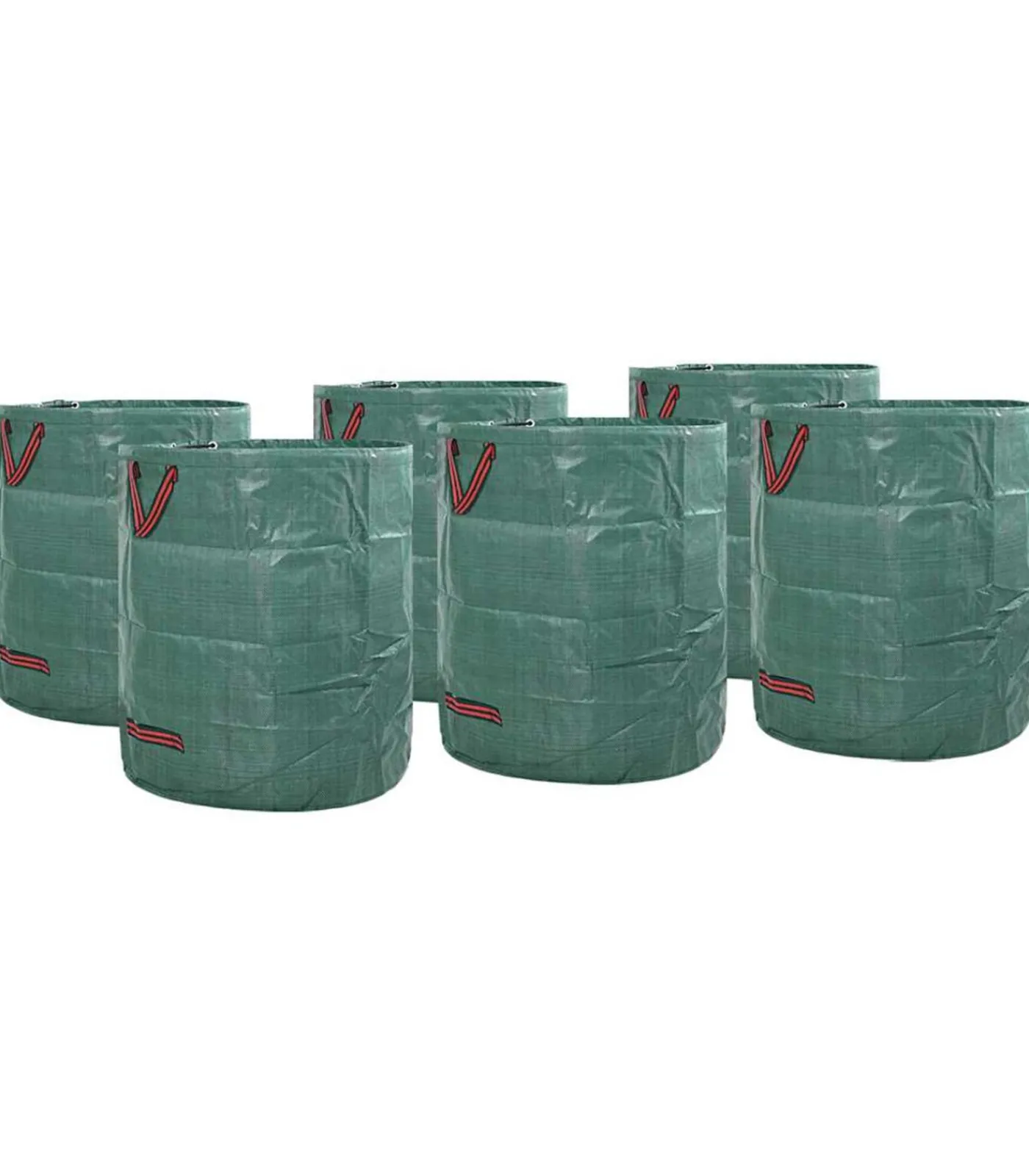 Sale Tuinafvalzakken 12 pcs Groen 45 x 45 x 76 cm Polypropyleen Manden En Bakken