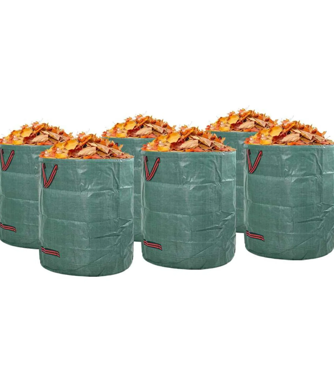 Sale Tuinafvalzakken 12 pcs Groen 45 x 45 x 76 cm Polypropyleen Manden En Bakken