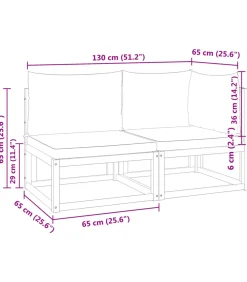 Sale Tuinbank met kussens 2-zits acaciahout & rotan Tuinmeubelen