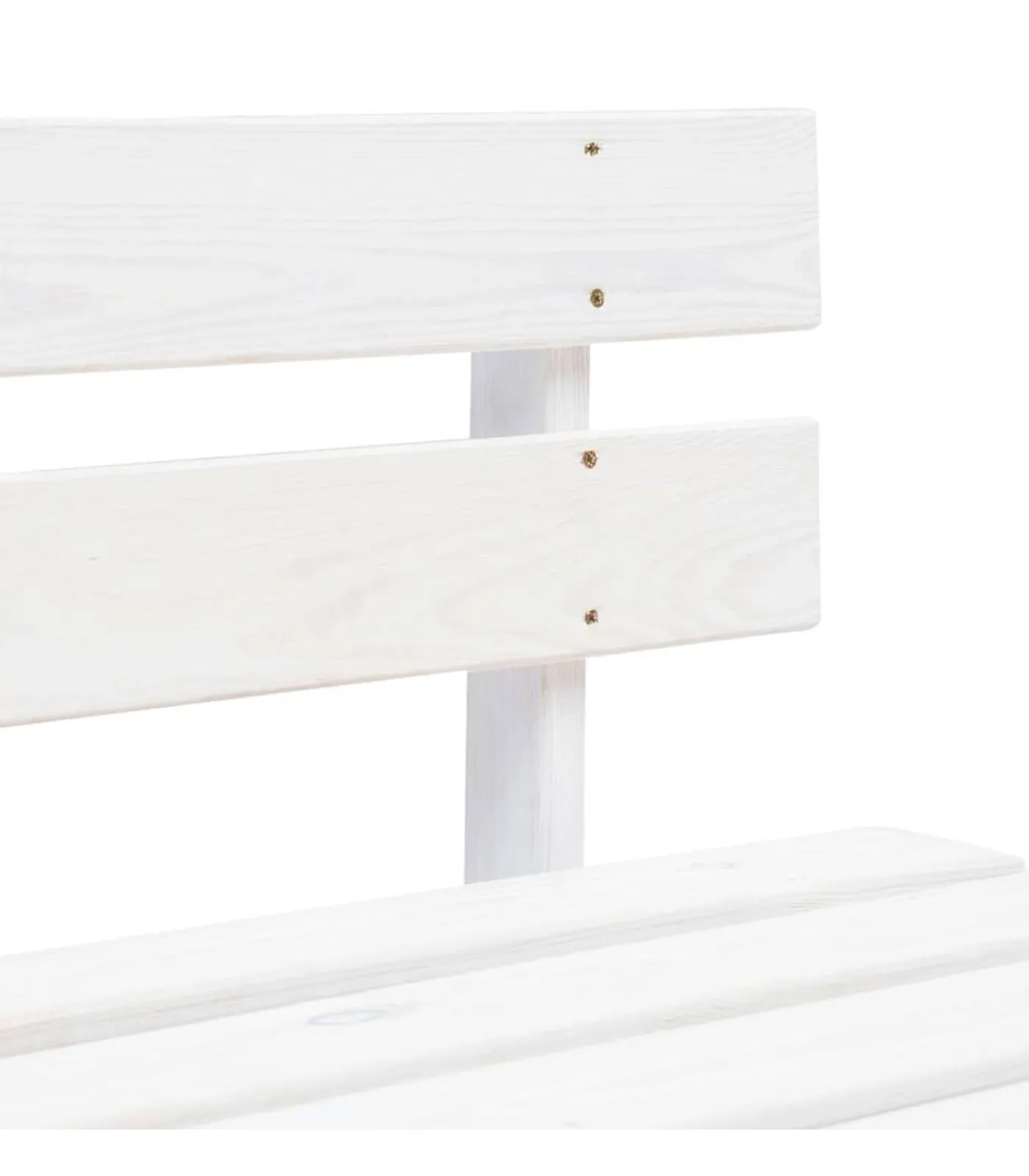 Outlet Tuinbank pallet hout wit Tuinmeubelen