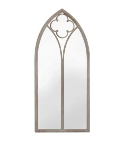 Best Tuinspiegel 70x30 cm ijzer zandkleurig Spiegels