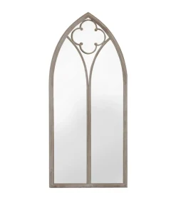 Discount Tuinspiegel 100x45 cm ijzer zandkleurig Spiegels