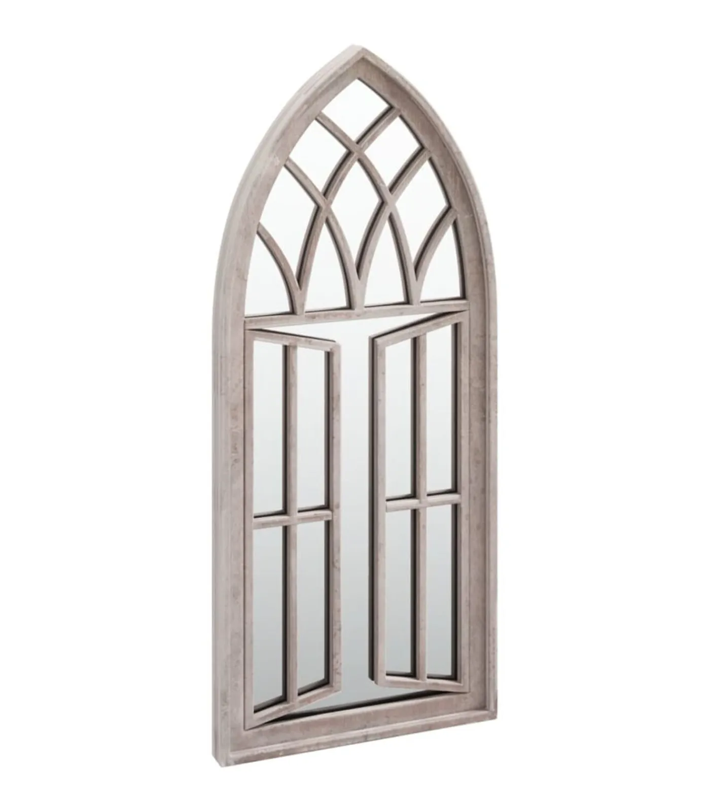 Best Tuinspiegel 70x30 cm ijzer zandkleurig Spiegels