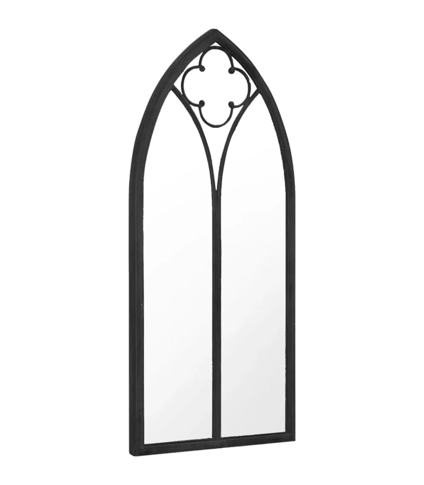 Outlet Tuinspiegel 70x30 cm ijzer zwart Spiegels