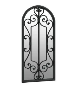 Hot Tuinspiegel 100x45 cm ijzer zwart Spiegels