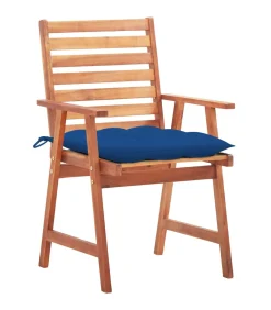 Sale Tuinstoelen 2 st met kussens massief acaciahout Tuinmeubelen