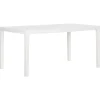 Outlet Tuintafel 150x90x72 cm polypropeen wit Tuinmeubelen