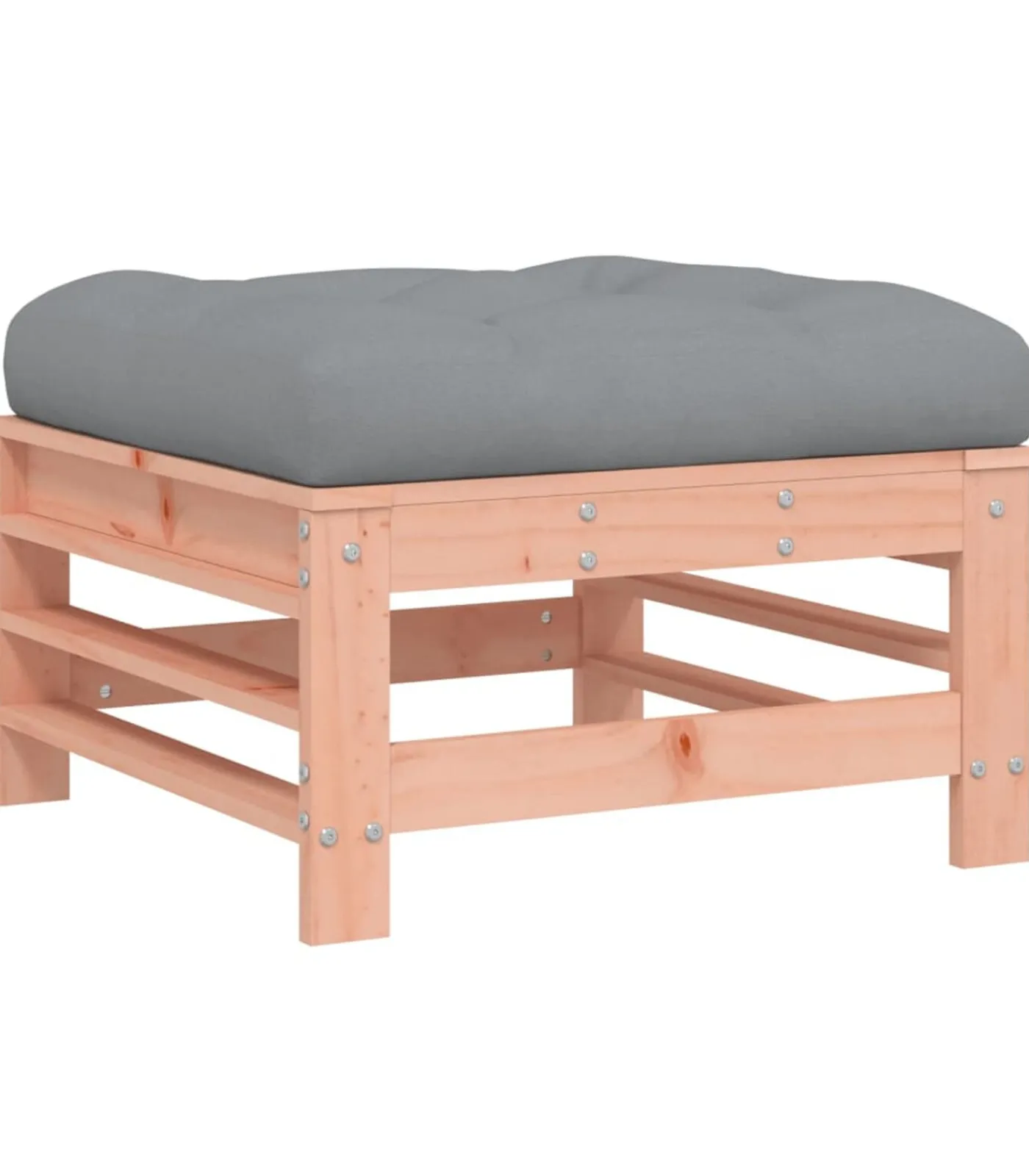 Discount Tuinvoetenbank met kussen massief douglashout Tuinmeubelen