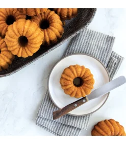 Clearance Tulband Bakvorm Anniversary Bundtlette Goud - 6 Tulbanden Bakken