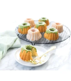 Clearance Tulband Bakvorm Anniversary Bundtlette Goud - 6 Tulbanden Bakken