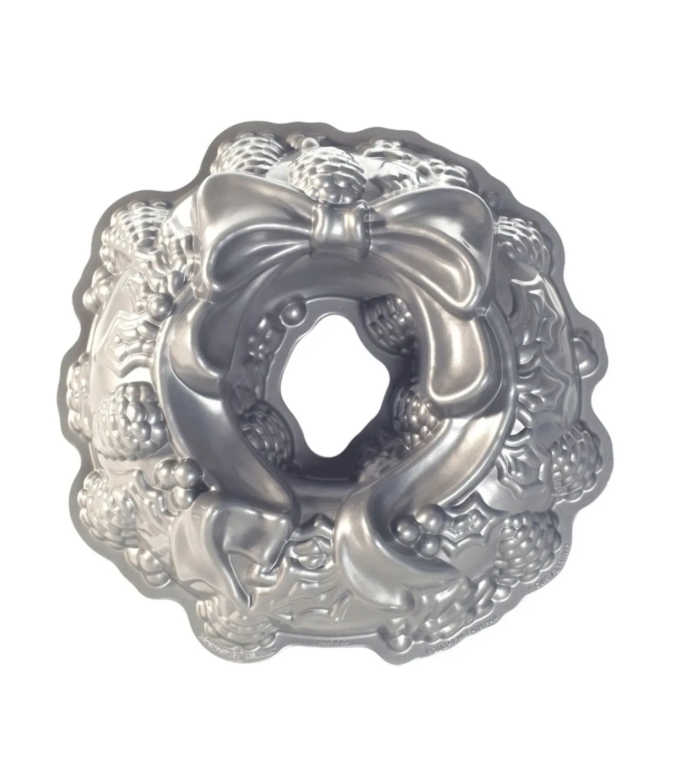 Discount Tulband Bakvorm Holiday Wreath Zilver ø 29 cm / 2.1 liter Bakken