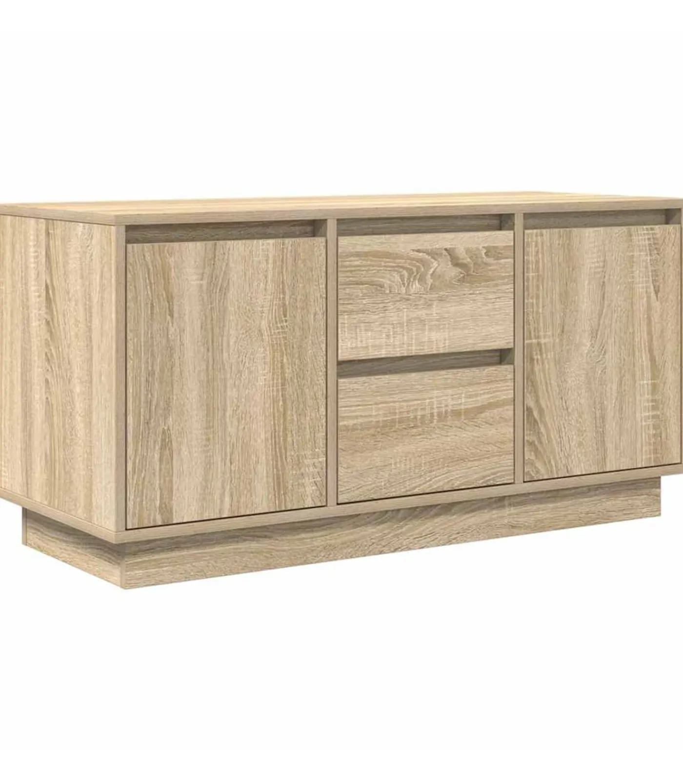 Hot Tv-meubel met LED-verlichting 100x41x50 cm sonoma eikenkleurig Meubels