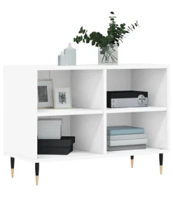 Outlet Tv-meubel 69,5x30x50 cm bewerkt hout wit Meubels
