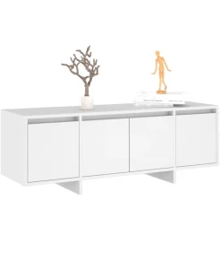 Clearance Tv-meubel 120x30x40,5 cm bewerkt hout wit Meubels