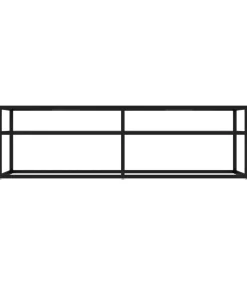 Tv-meubel 140x40x40,5 cm gehard glas transparant Meubels