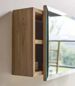 Sale Typo - Toiletkastje van massief teakhout Spiegels