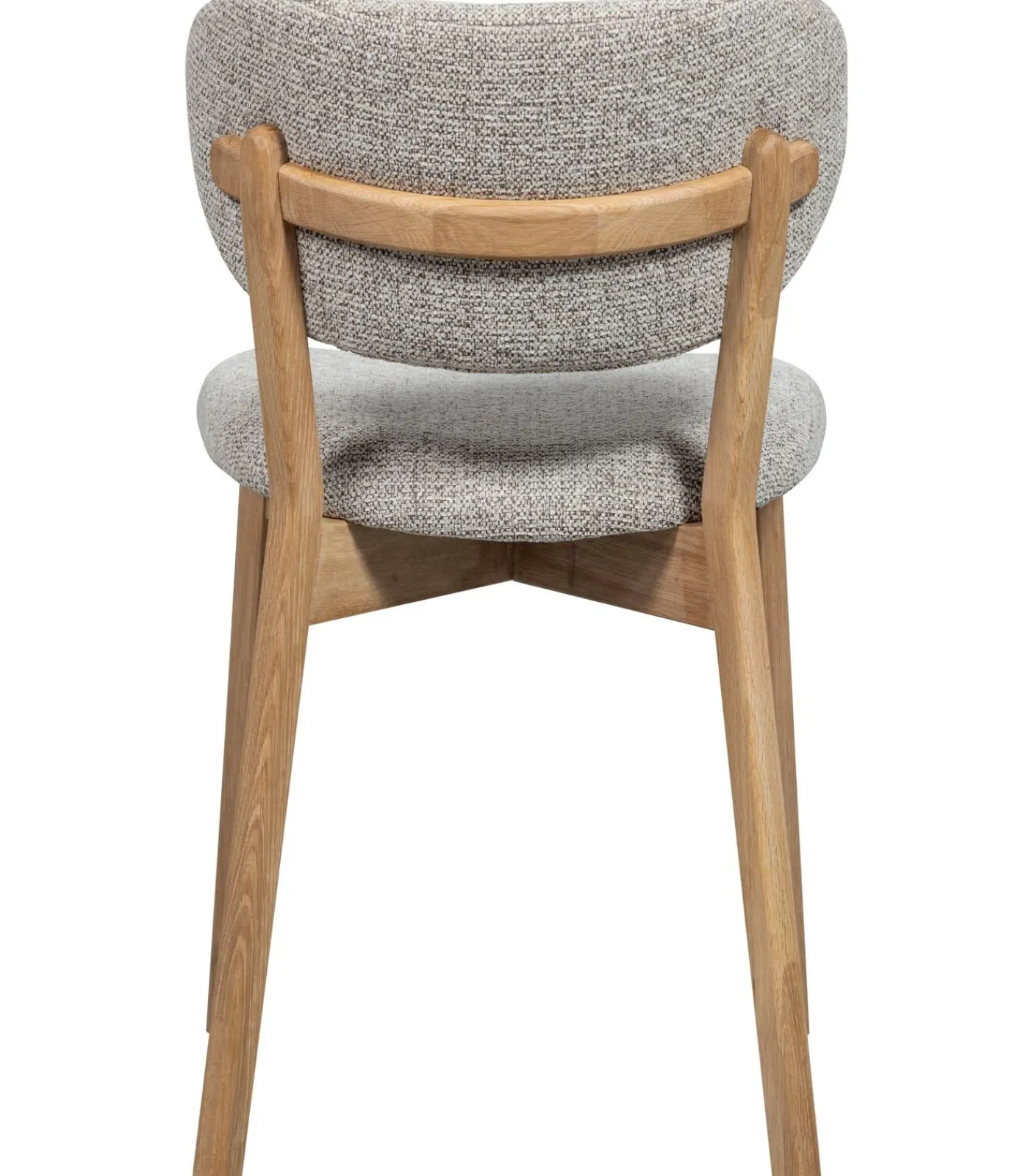 Outlet Udar Eetkamerstoelen Houten Frame - Naturel - Set van 6 Stoelen