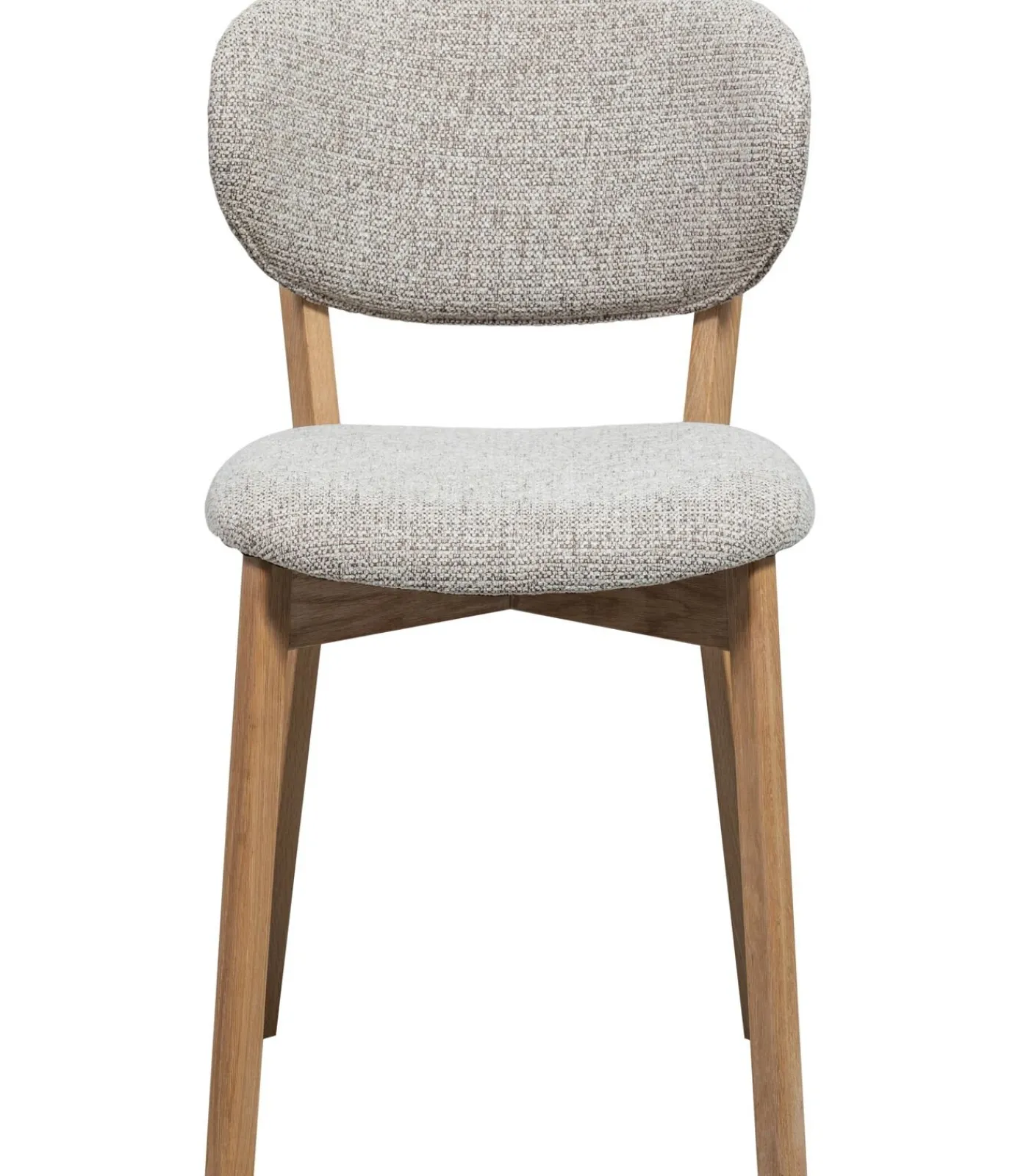 Outlet Udar Eetkamerstoelen Houten Frame - Naturel - Set van 6 Stoelen