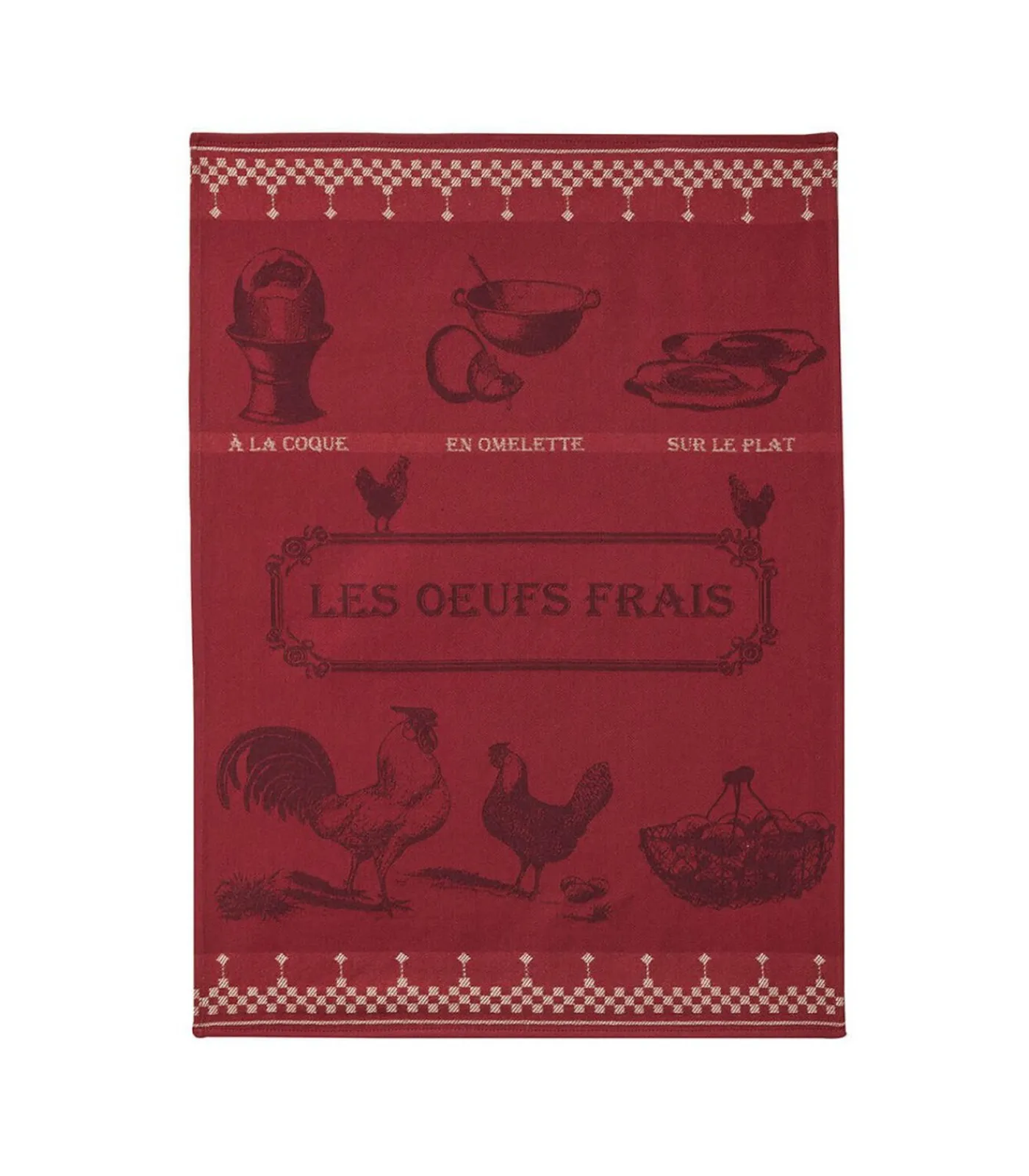 ŒUFS FRAIS - Tafellinnen Theedoek Keuken- & Tafellinnen