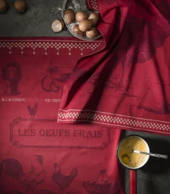 ŒUFS FRAIS - Tafellinnen Theedoek Keuken- & Tafellinnen