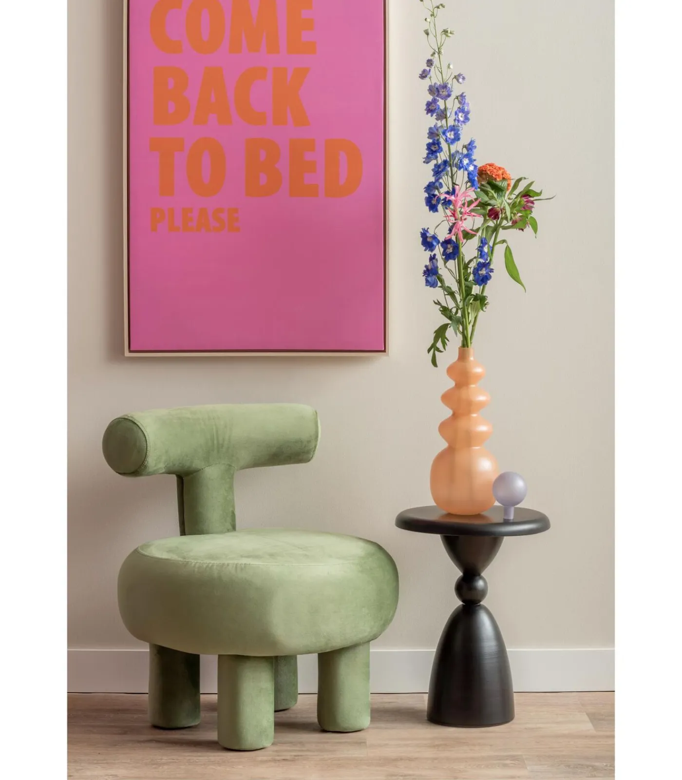 Clearance Vaas Alegre Anillo - Perzik - Ø15cm Vazen