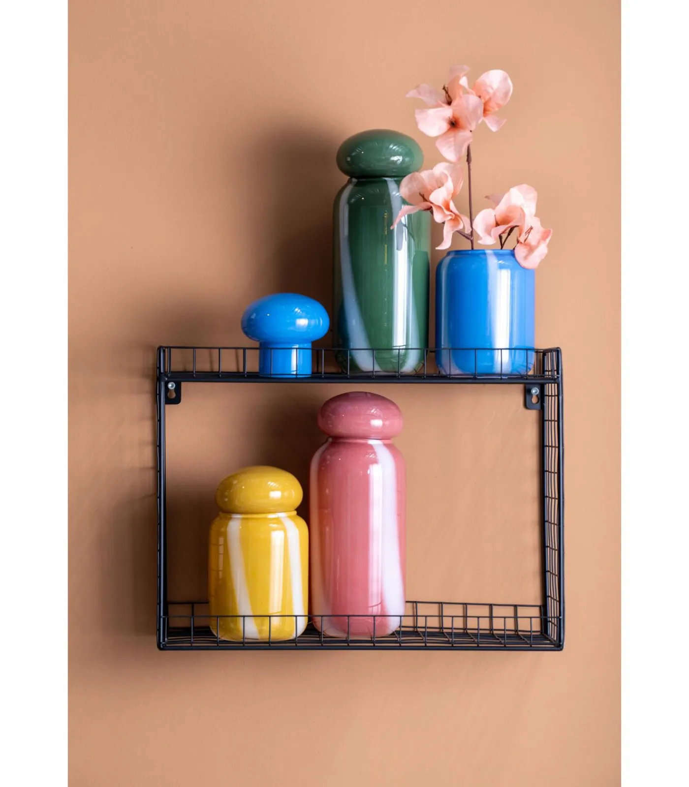 Hot Vaas Dulce Raya - Klassiek blauw - Ø10cm Vazen