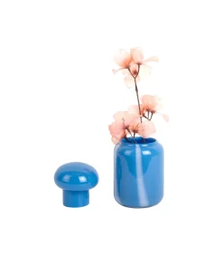 Hot Vaas Dulce Raya - Klassiek blauw - Ø10cm Vazen