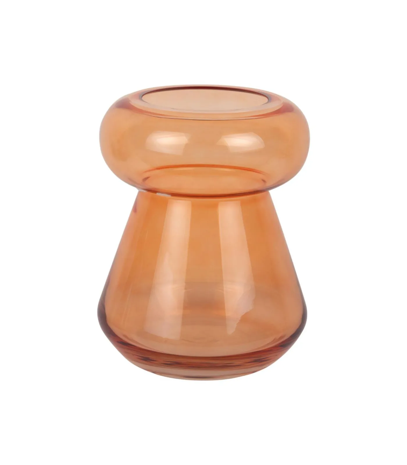 Outlet Vaas Excelente - Oranje - 20.5x20.5x26cm Vazen