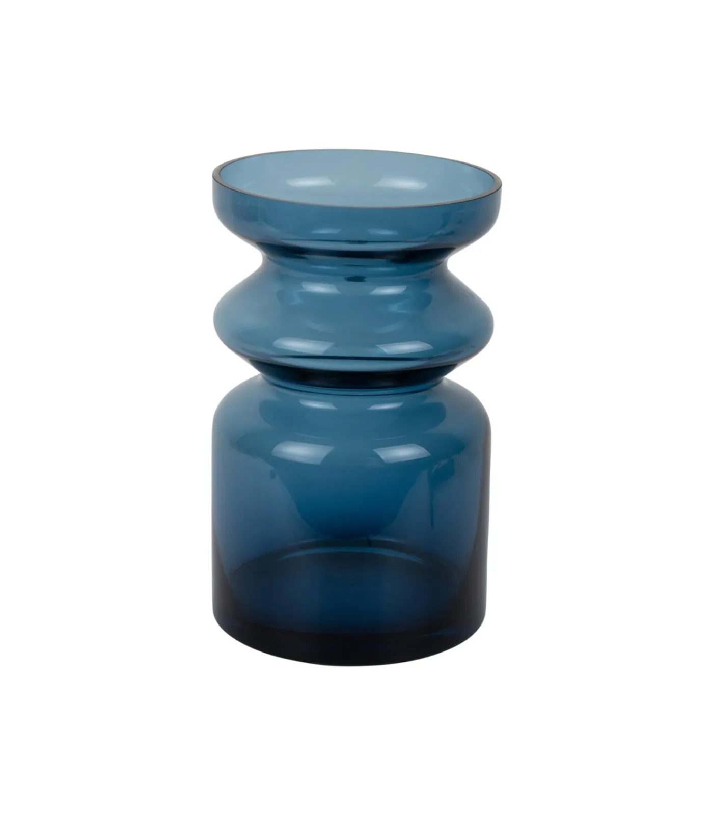 Sale Vaas Gusto - Blauw - 15.5x15.5x25cm Vazen