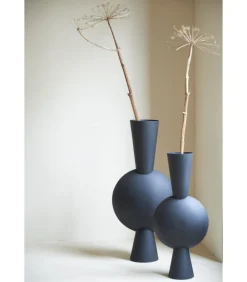 Vaas Kavandu - Zwart - 47x26x100cm Vazen