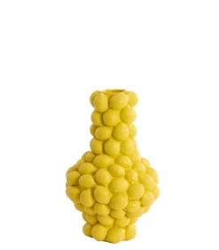 Outlet Vaas Lemon - Geel - 27.5x27.5x46.5cm Vazen
