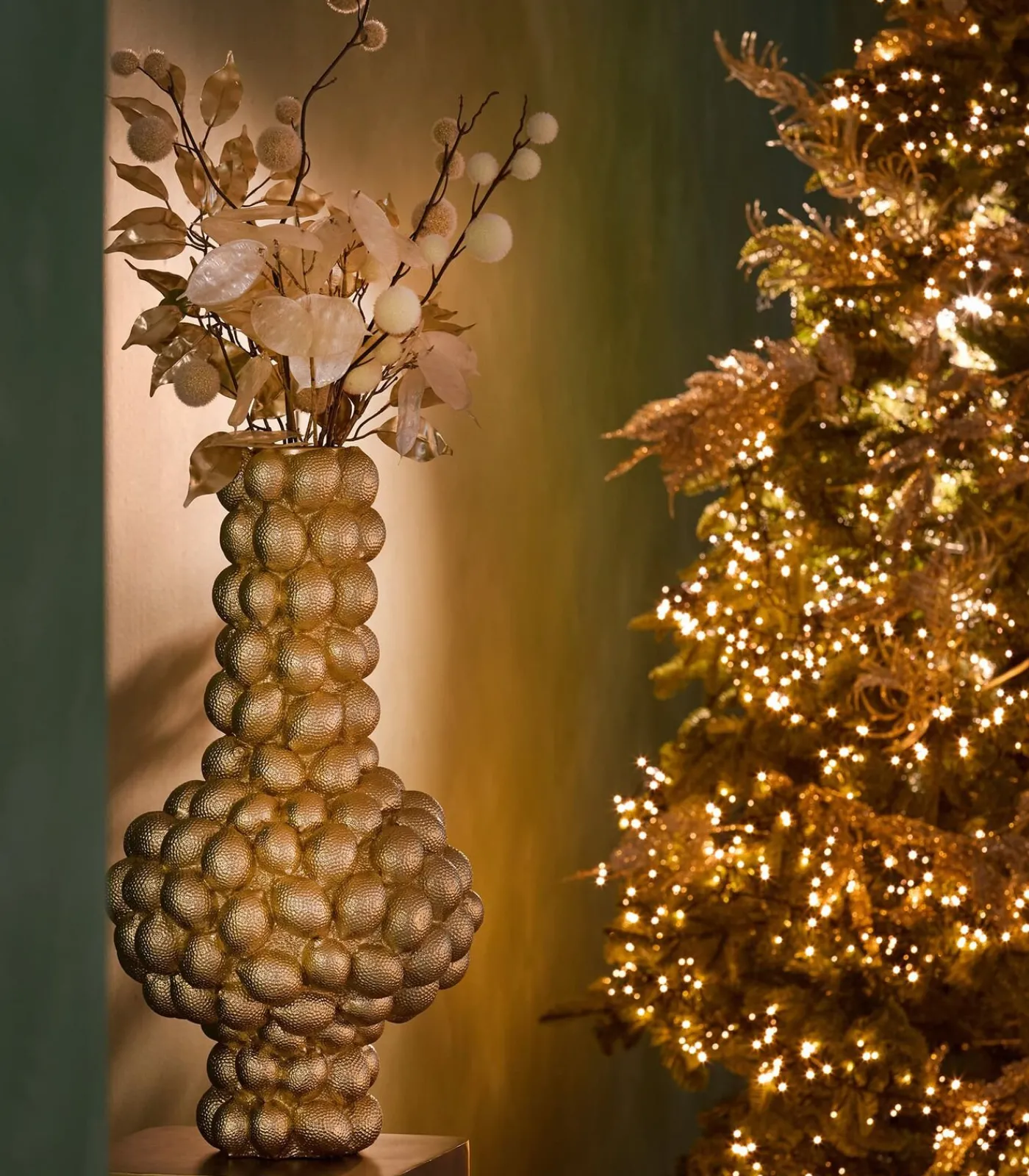 Vaas Lemon - Goud - Ø32cm Vazen